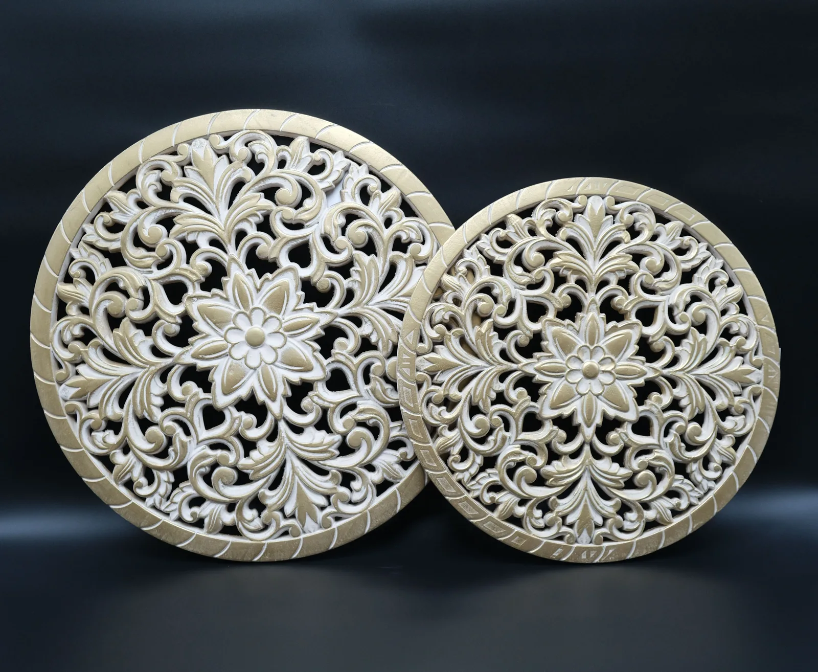 Carved Wall Medallion Collection — view 1