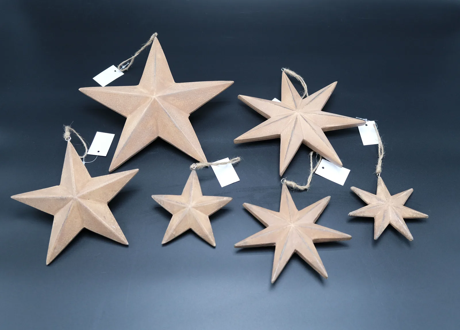 Natural Star & Cutout Ornaments — view 1