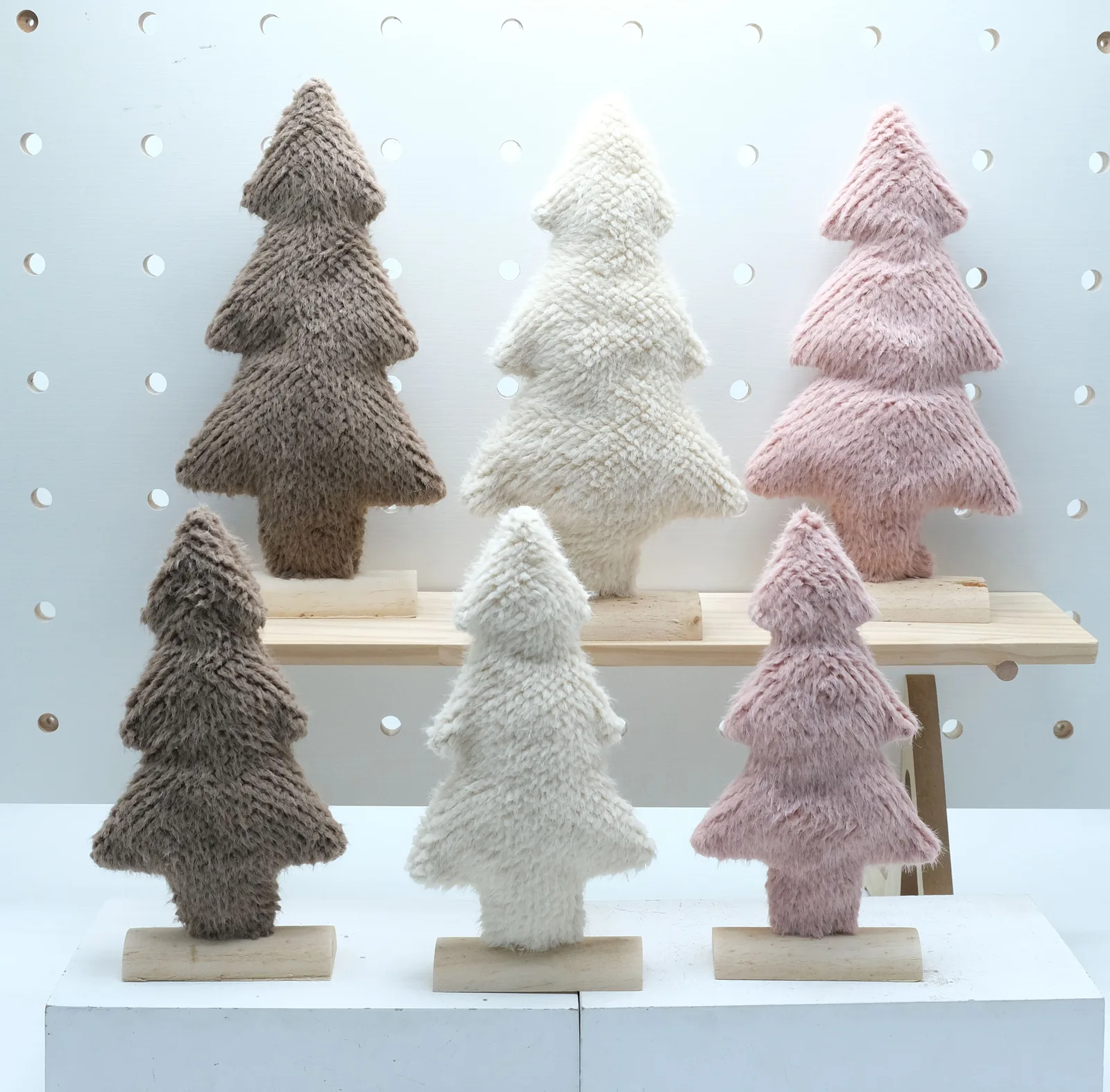 Plush Tabletop Tree Colorways — view 1