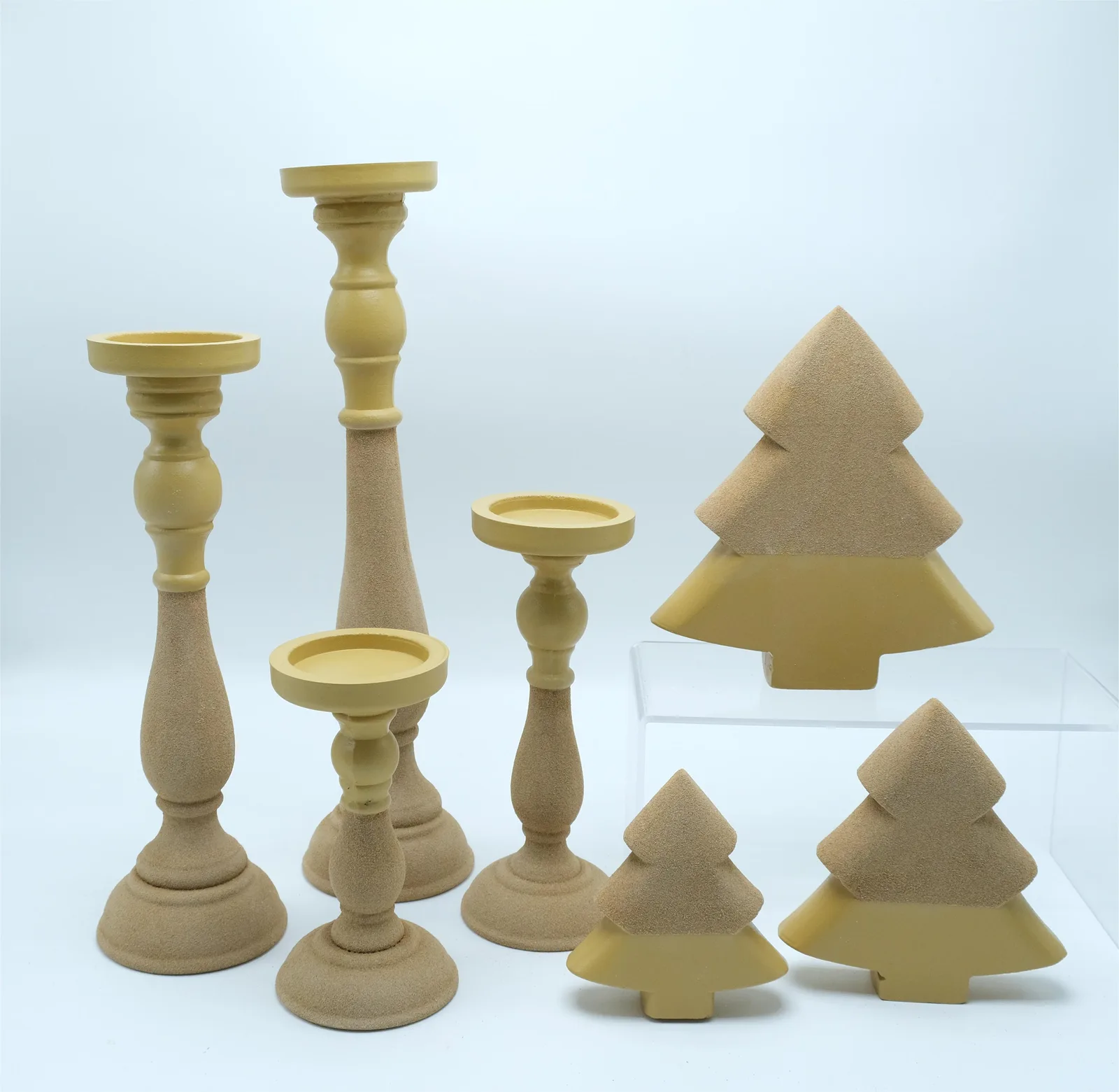 Gold Candleholder & Tree Collection