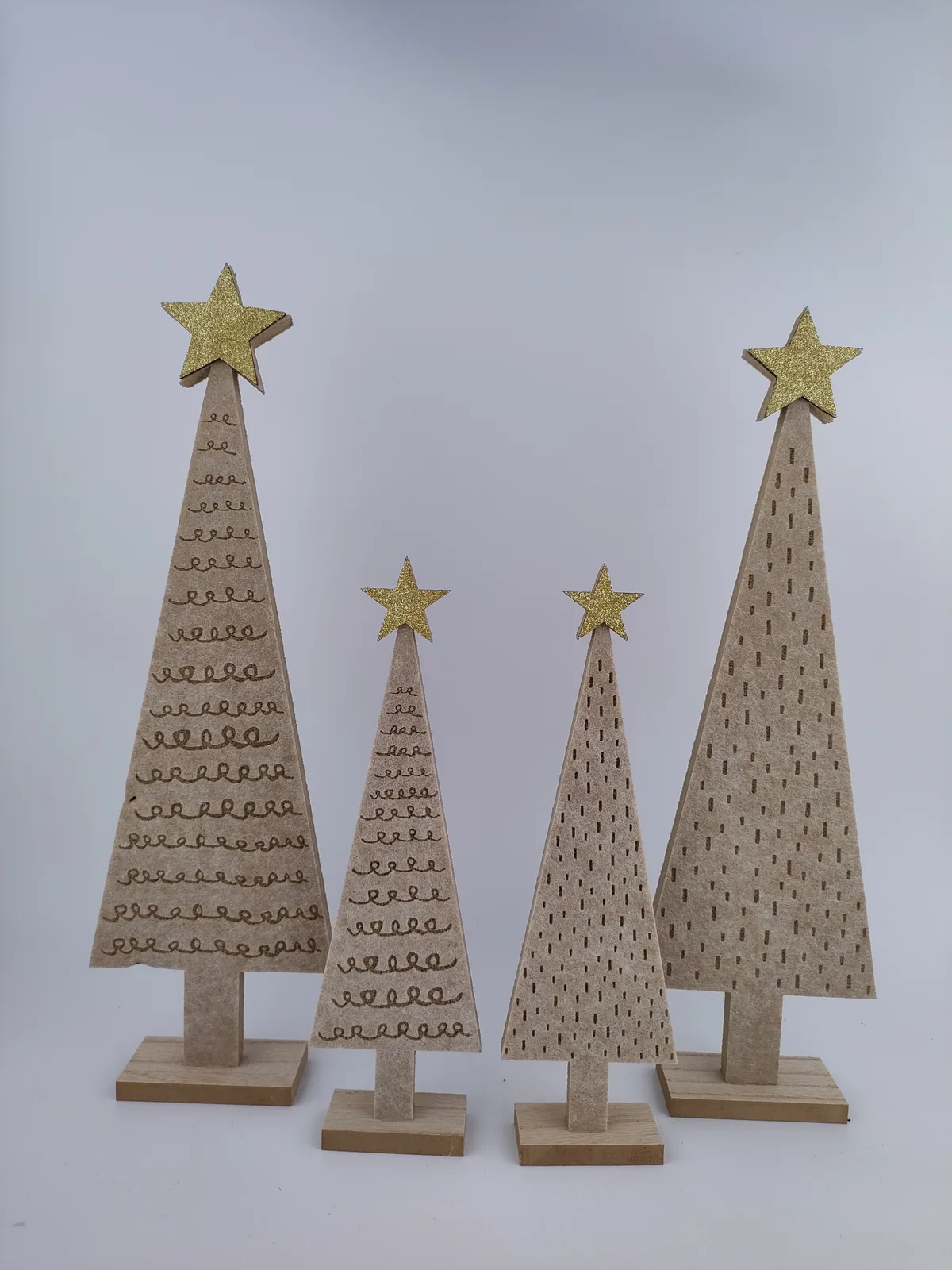 Slatted Wood Tree Collection — view 1