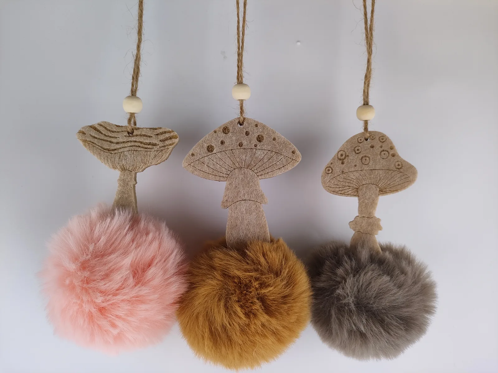 Pom-pom Hanging Ornament Collection — view 1