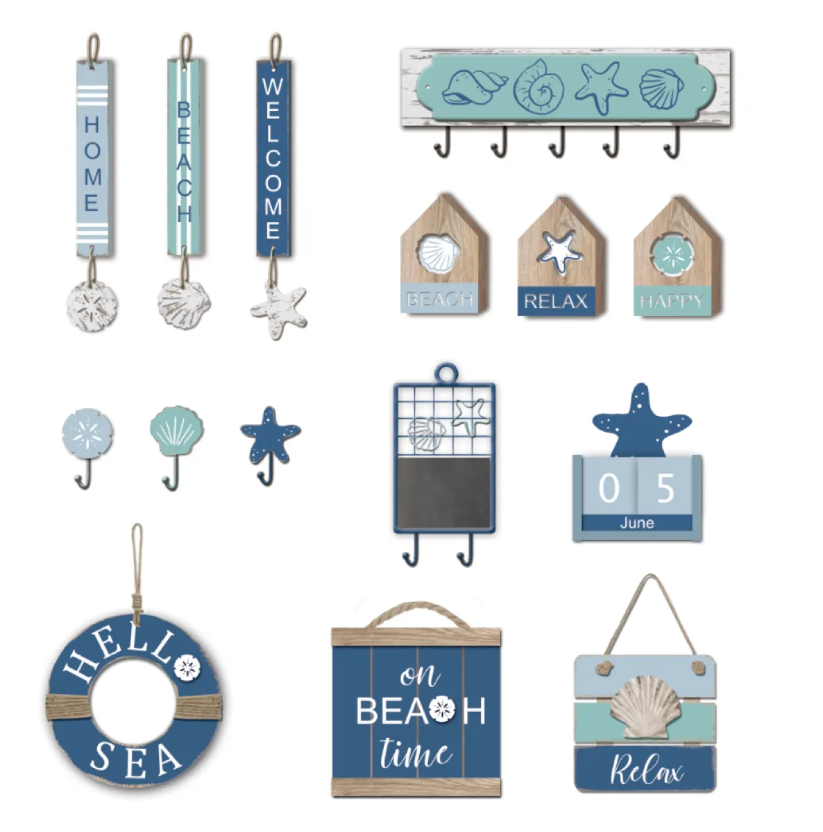 Coastal Hanging Décor Assortment