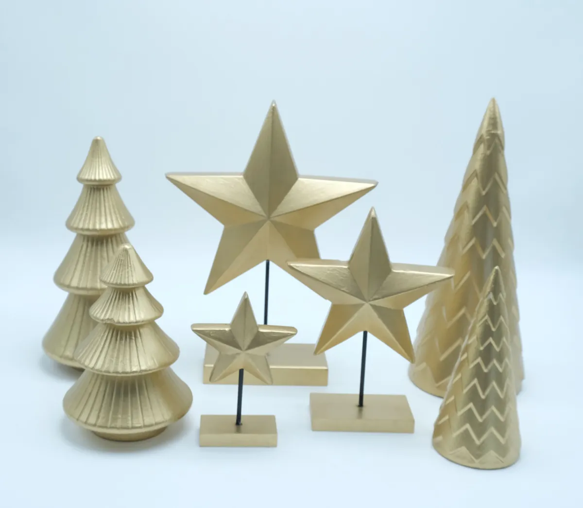 Gold Trees & Standing Stars Collection