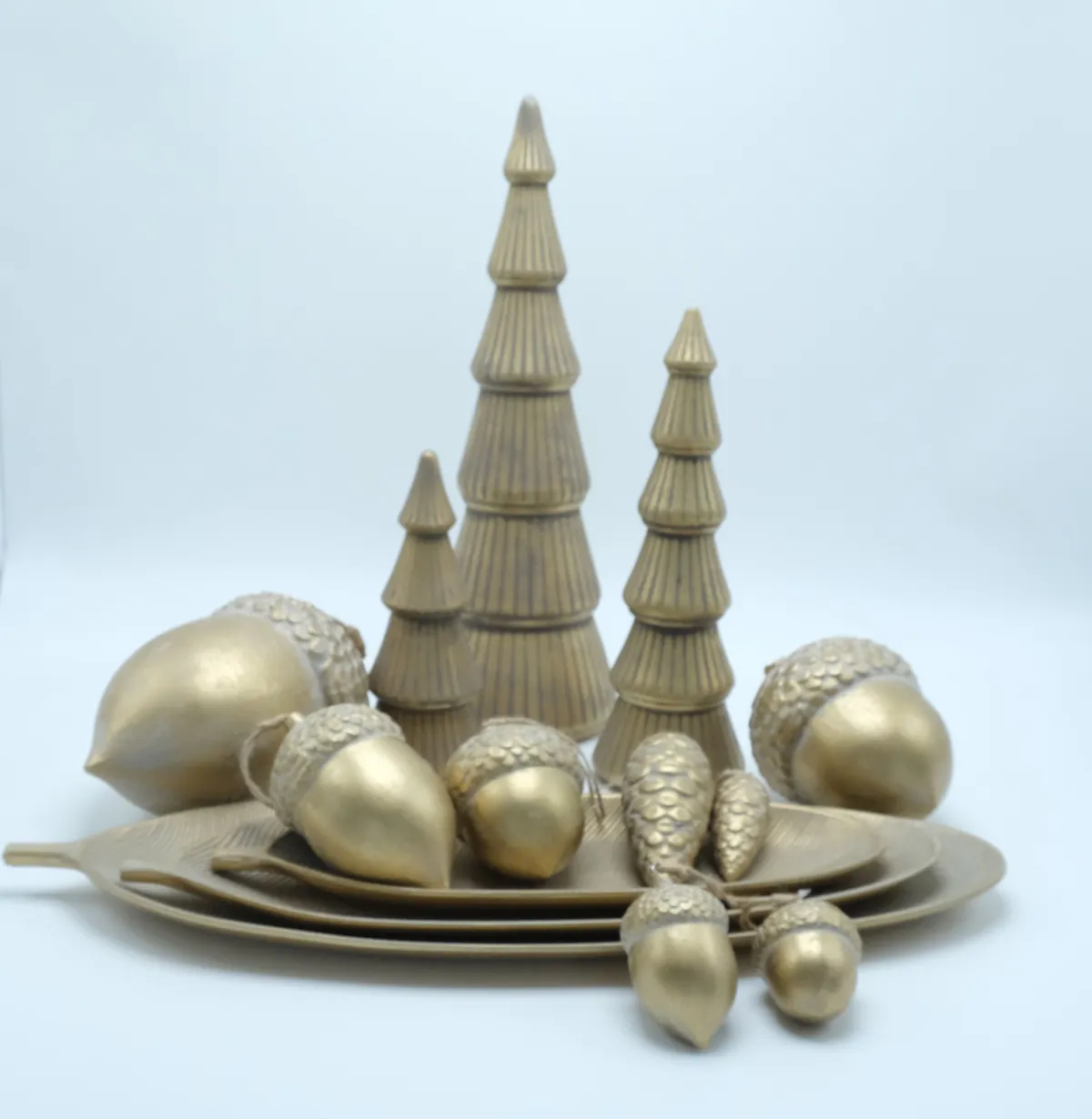 Gold Holiday Tabletop Collection